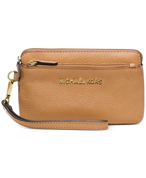 michael kors bedford leather wristlet|MICHAEL Michael Kors Bedford Medium Wristlet .